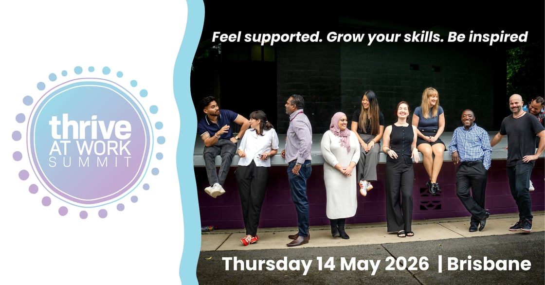 EDM banner Thrive At Work